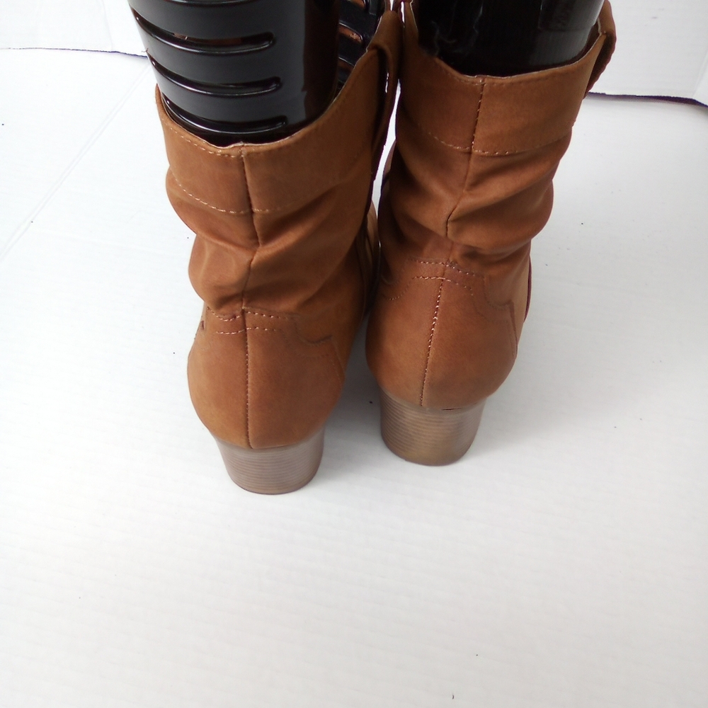 TIME TRUE Brown Women's Ankle Boots SIZE 9 - Picture 4 of 6